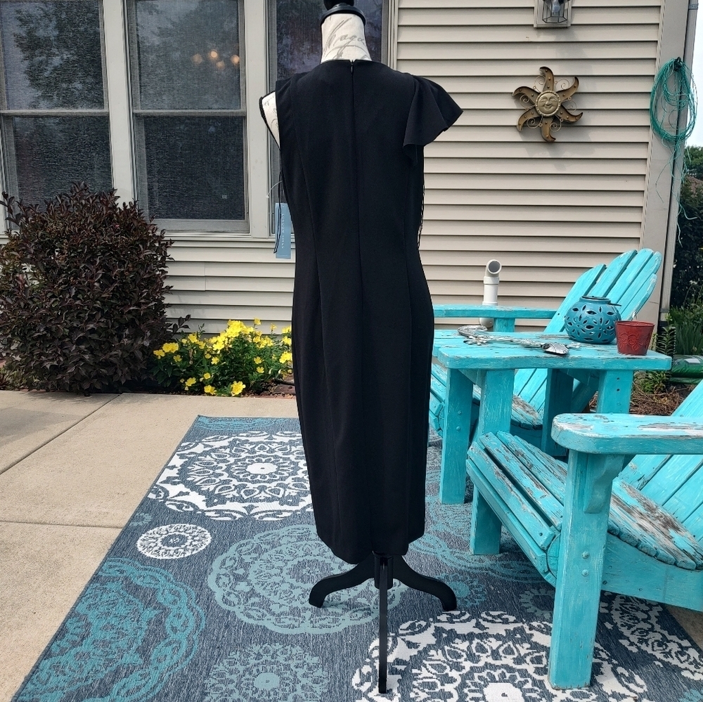 London Times Size 6 Amazing Black Dress! - Picture 6 of 10
